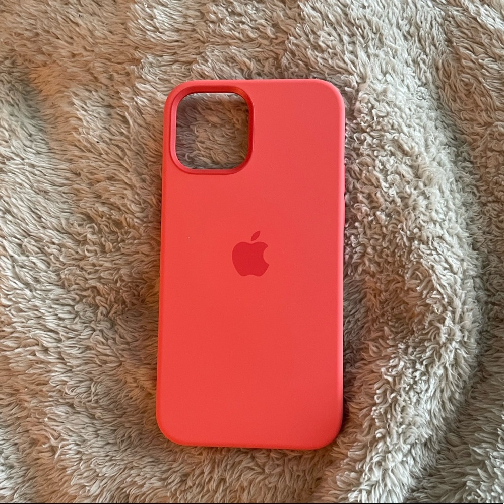 Apple iPhone 12/12 pro Silicone MagSafe Case Pink Citrus